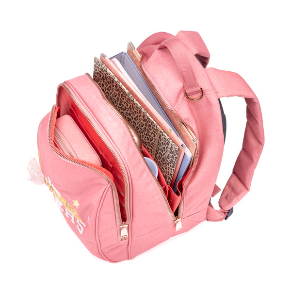 Rucksack James - Tutu Tiger (Pink mélange)