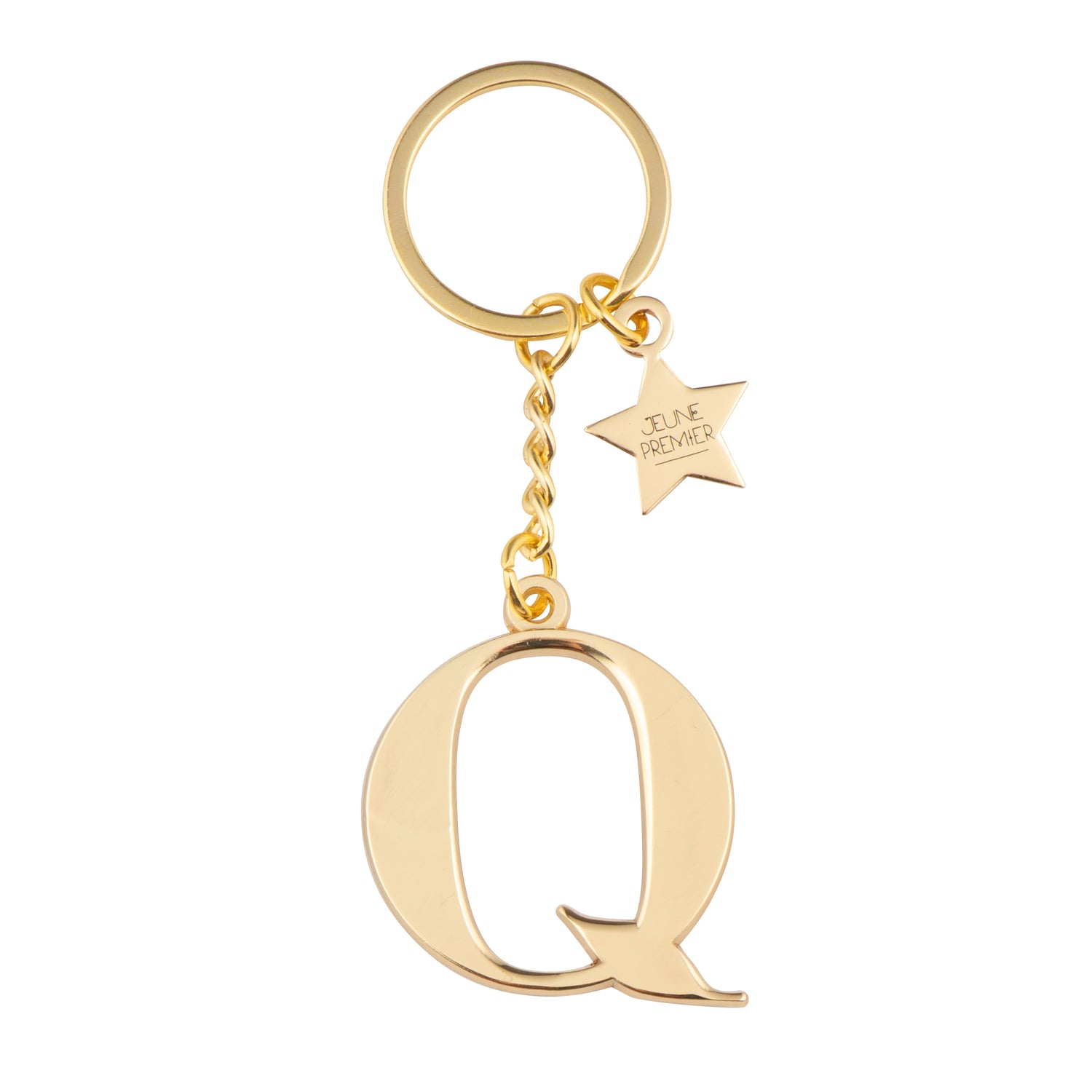 Keychain Letter Gold - Q