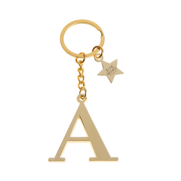 Keychain Letter Gold - A