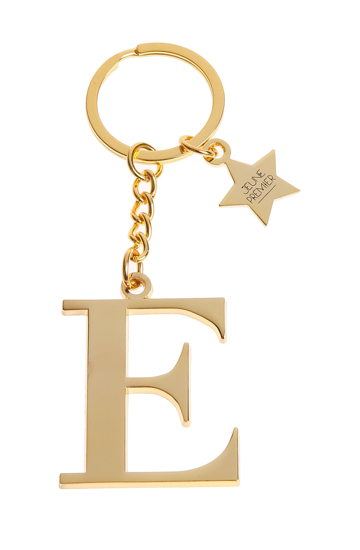 Keychain Letter Gold - E