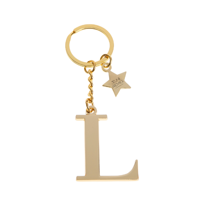 Keychain Letter Gold - L