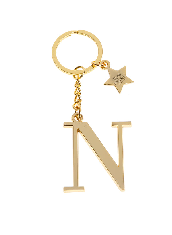 Keychain Letter Gold - N