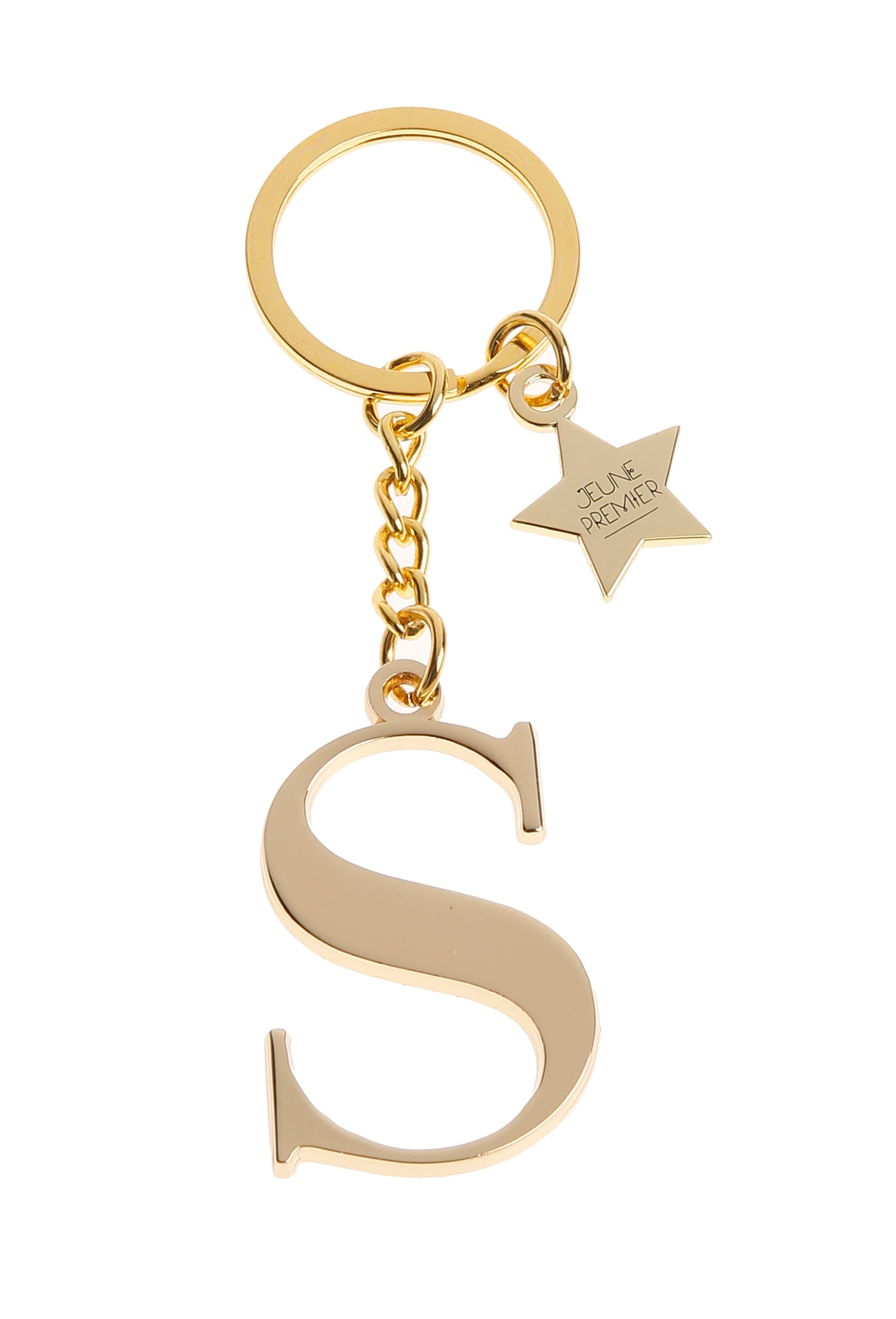 Keychain Letter Gold - S