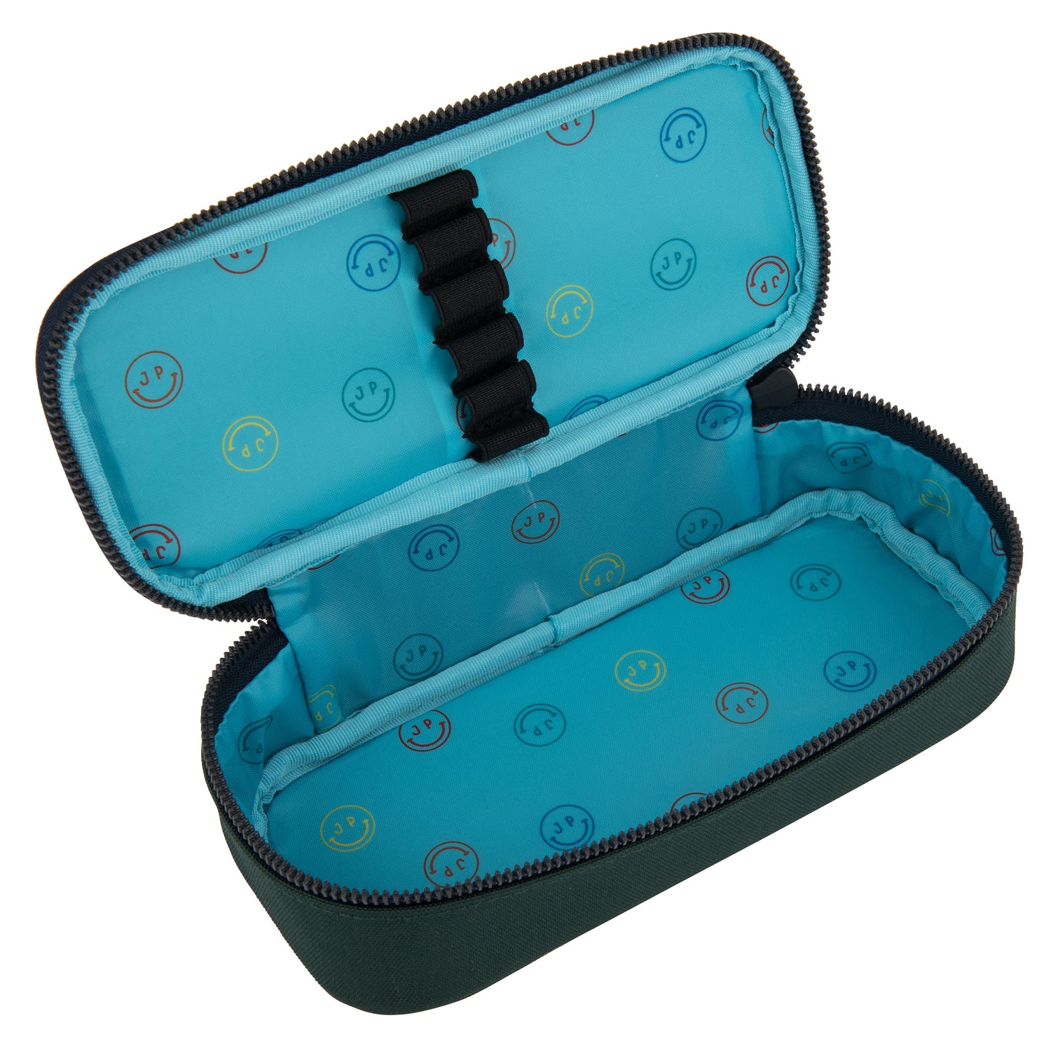 A plain pencil box, varnished with Jeune Premier designs, with a selection of elastic bands on the lid to store your favorite pens. Fashionable boys will love this "Tartans" design.