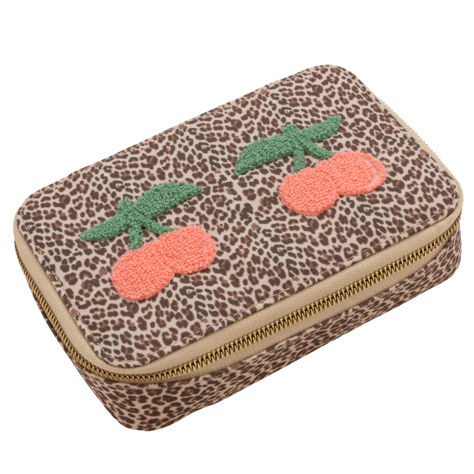 Pencil Box Filled - Leopard Cherry