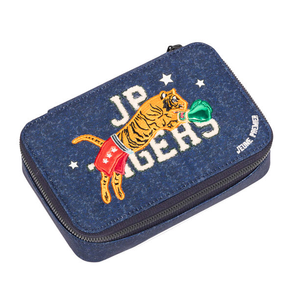 Pencil Box Filled - Boxing Tiger (Navy mélange)