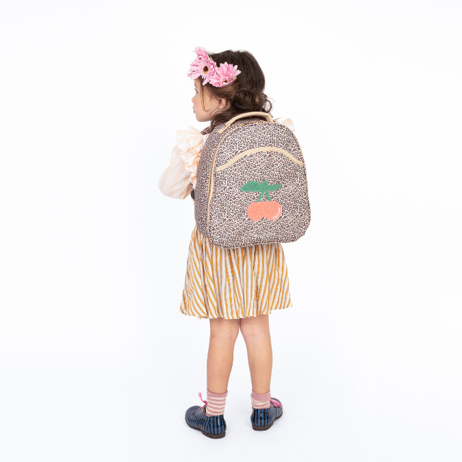 Backpack Ralphie -  Leopard Cherry