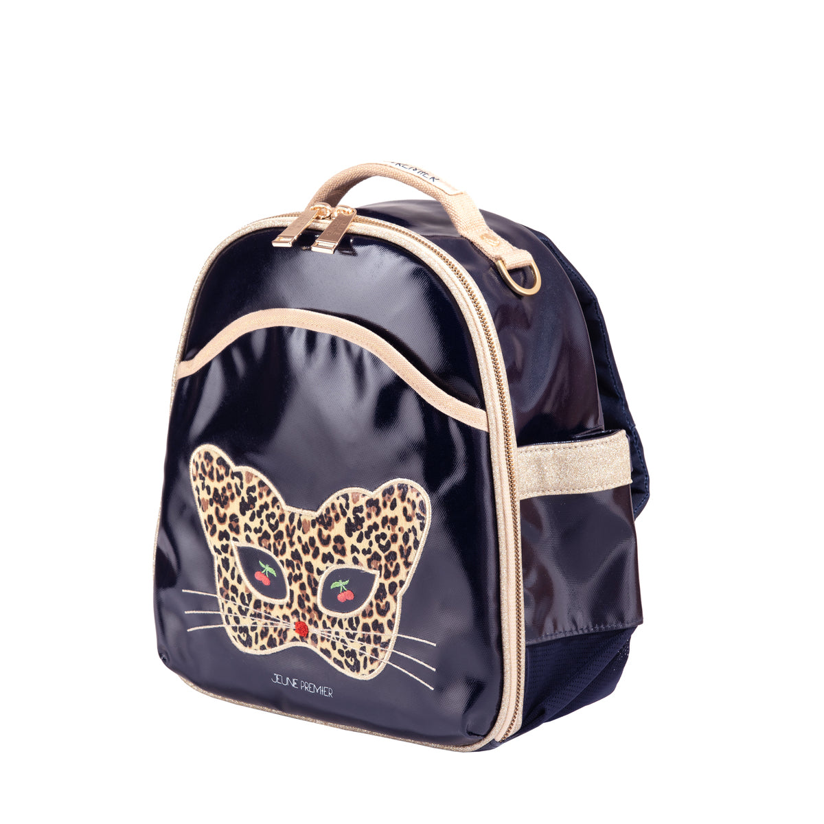 The Ralphie backpack is an Ergonomic, trendy school bag for independent toddlers and preschoolers. The "Love Cats" print is ideal for fashionistas who love laqué & leopard.