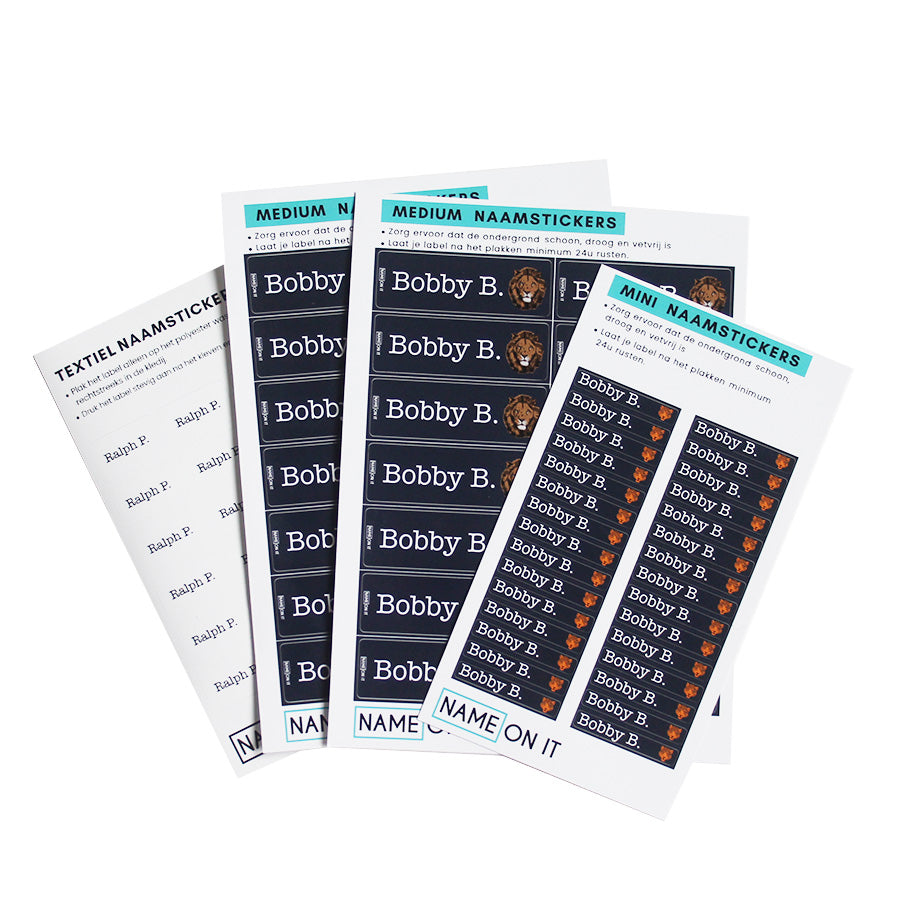 Labels Package - Big Five (Navy)